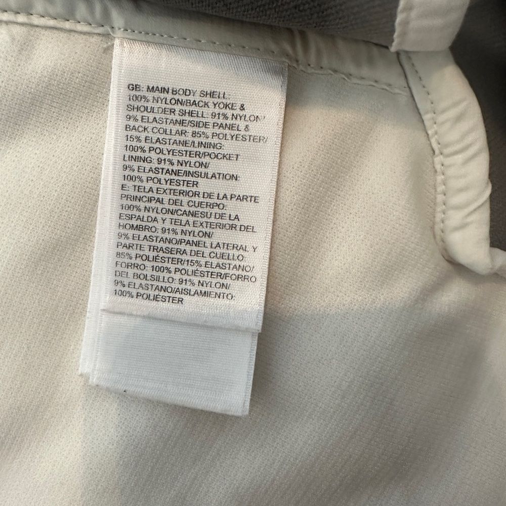 Womens The North Face Thermoball Flash Dry Vest Grey White Medium - Picture 8 of 8